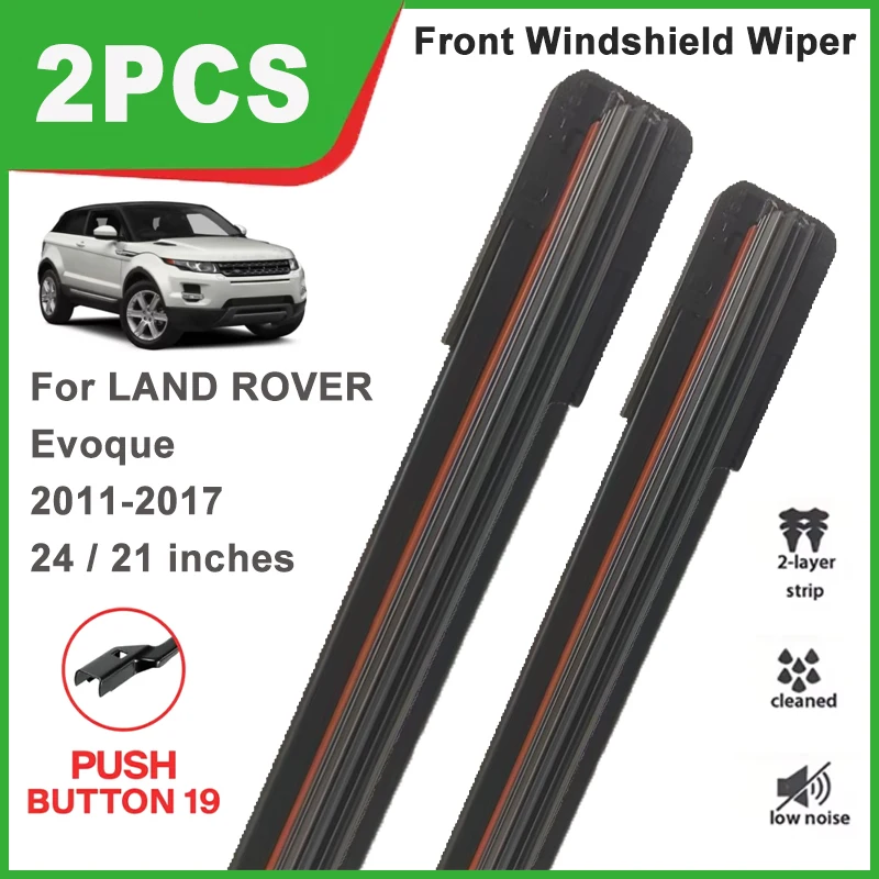 24"+21" Double Rubber Front Wiper Blades, Durable Windscreen Replacement Parts For LAND ROVER Evoque 2011-2017 2012 2013 2014
24"+21" Double Rubber Front Wiper Blades, Durable Windscreen Replacement Parts For LAND ROVER Evoque 2011-2017 2012 2013 2014