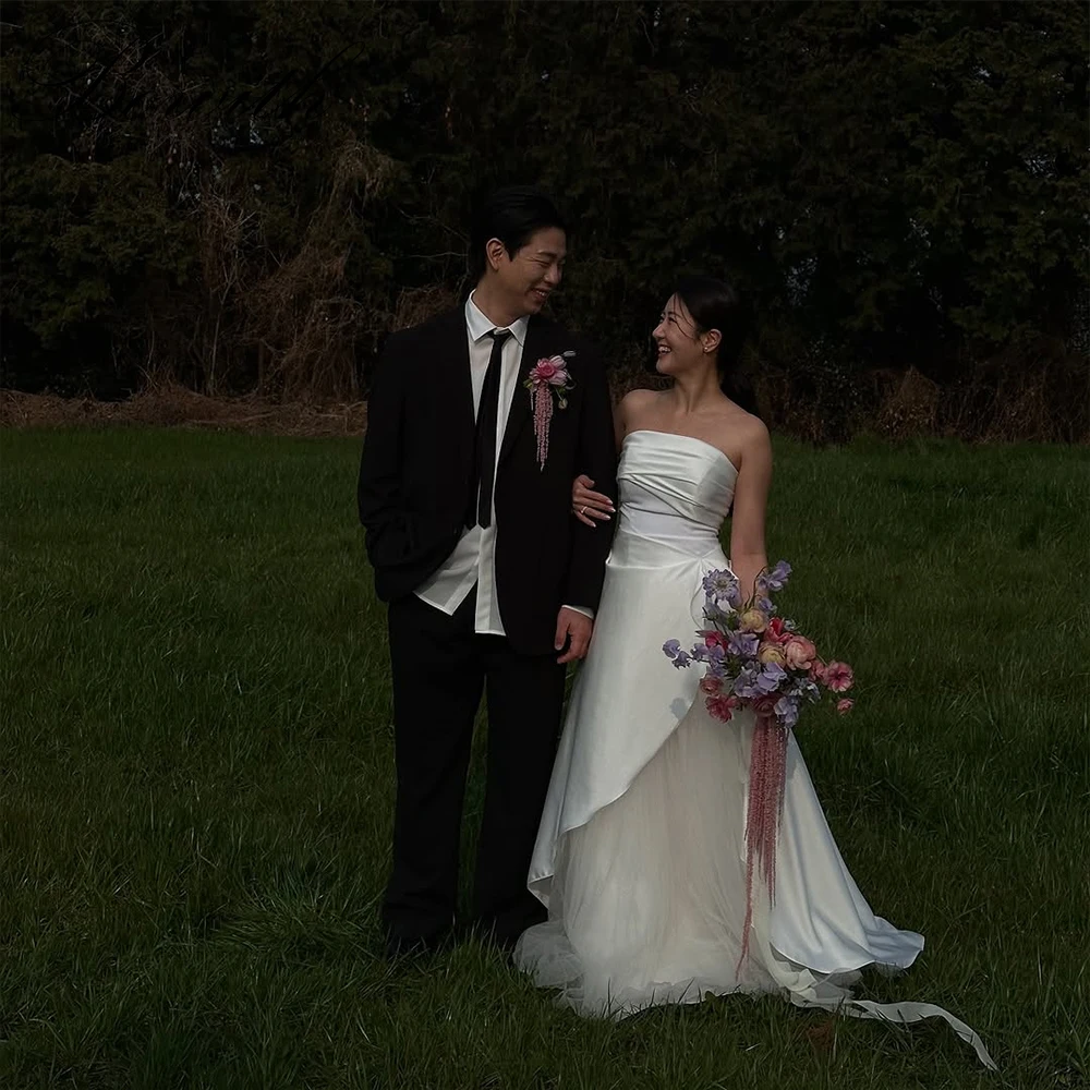 Bowith Korean Wedding Dresses A-Line ウエディングドレス for Bride Customized Outdoor Wedding Party Dresses Photo Shoot
Bowith Korean Wedding Dresses A-Line ウエディングドレス for Bride Customized Outdoor Wedding Party Dresses Photo Shoot