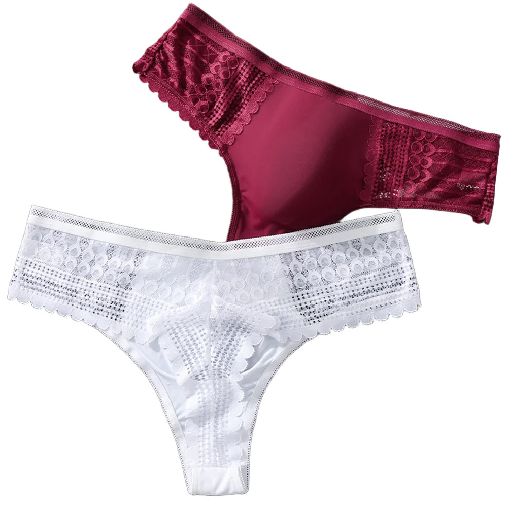 Soft Men's Lace Splicing Seamless Ice Silk G-String Underwear 3D Bulge Pouch Solid Color Pink Color Thongs
Soft Men's Lace Splicing Seamless Ice Silk G-String Underwear 3D Bulge Pouch Solid Color Pink Color Thongs