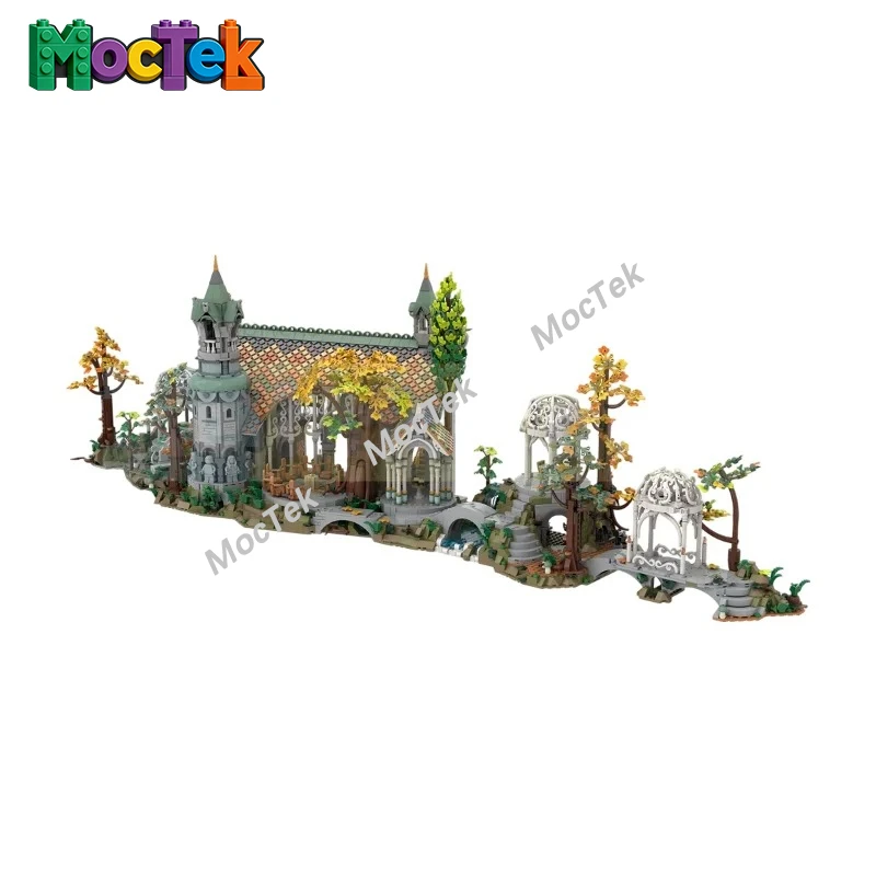 MOC Expansion Pack Bricks Rivendell, Elven Castle Compatible Building Blocks, Ideal for Upgrading Rivendell MOC Scenes
MOC Expansion Pack Bricks Rivendell, Elven Castle Compatible Building Blocks, Ideal for Upgrading Rivendell MOC Scenes