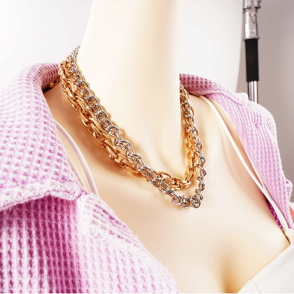 Chunky Rope Chain Necklace Women Men 2024 Classic New Titanium Stainless Steel Twisted Link Chain gold Necklace Jewelry Gift
Chunky Rope Chain Necklace Women Men 2024 Classic New Titanium Stainless Steel Twisted Link Chain gold Necklace Jewelry Gift
