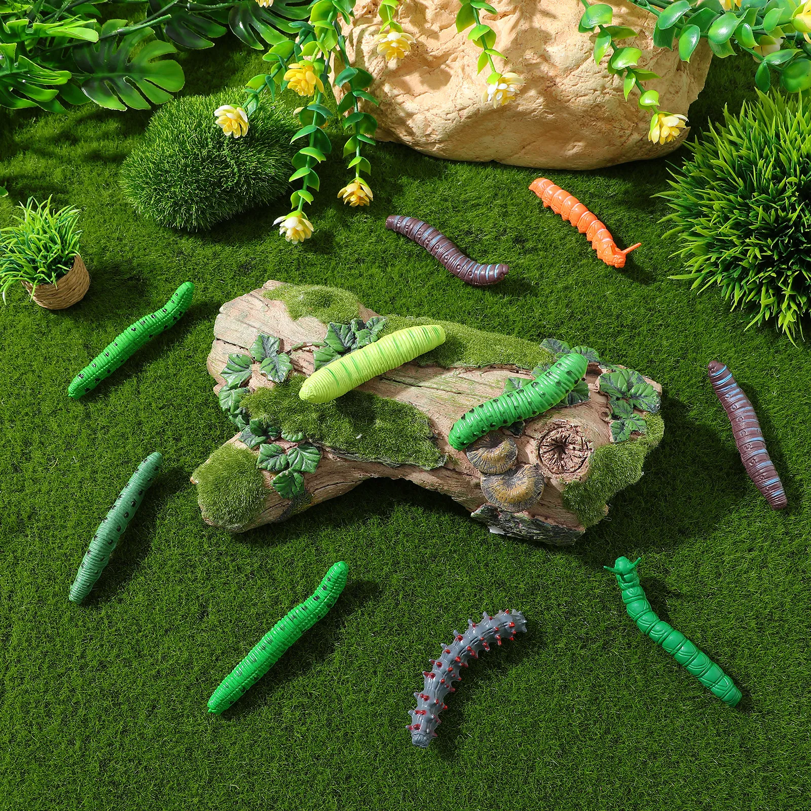 24Pcs Premium Caterpillar Decoration for Home Garden Bonsai Flower Pot Landscape Ornament Adorable Lightweight Portable Eco
24Pcs Premium Caterpillar Decoration for Home Garden Bonsai Flower Pot Landscape Ornament Adorable Lightweight Portable Eco