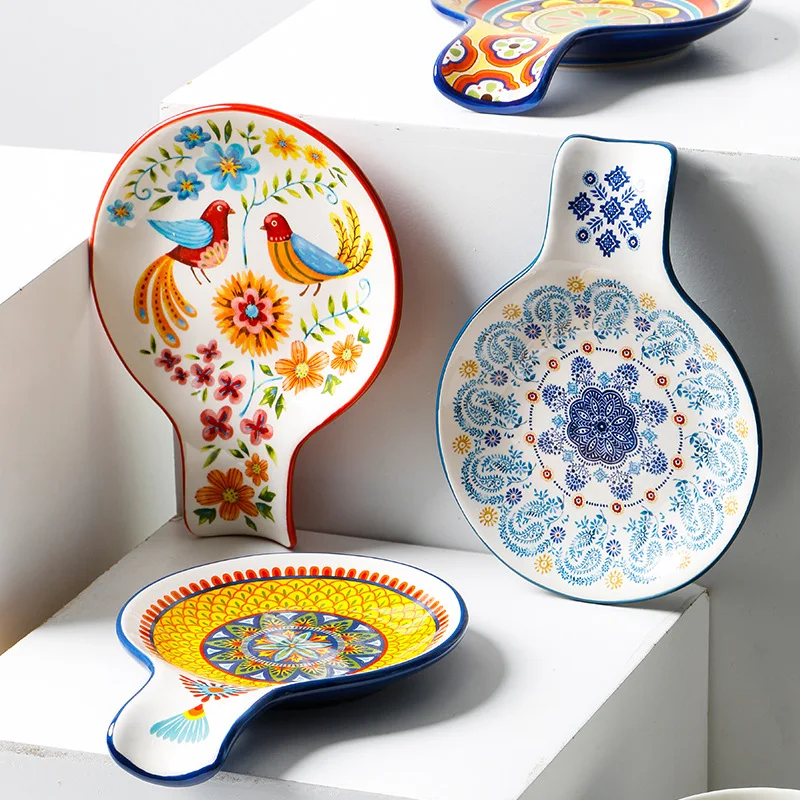 European Style Spoon Shaped Snack Dish Creative Irregular Plate for Home Kitchen
European Style Spoon Shaped Snack Dish Creative Irregular Plate for Home Kitchen