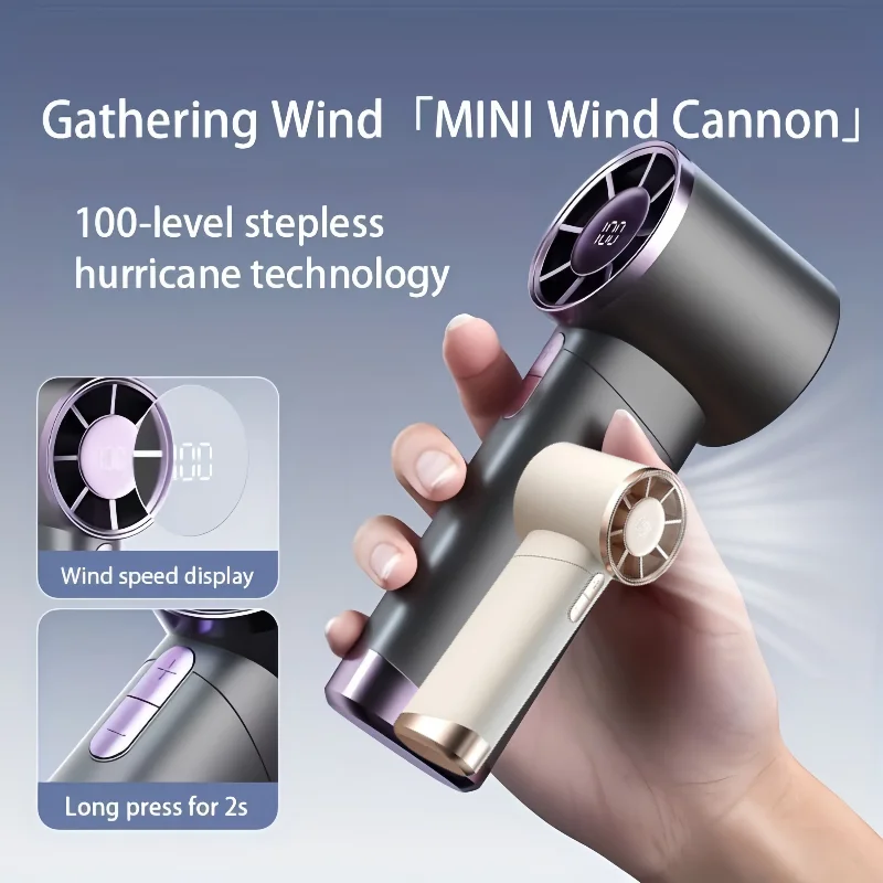 Mini USB Rechargeable Handheld Fan Outdoor Camping Cooler Aluminum Alloy Body Ultra-Quiet & Portable Personal Desk Fan
Mini USB Rechargeable Handheld Fan Outdoor Camping Cooler Aluminum Alloy Body Ultra-Quiet & Portable Personal Desk Fan