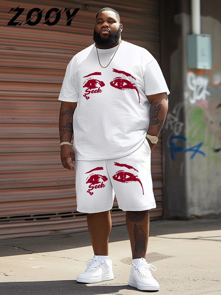 L-9XL Short Sleeved T-Shirt Shorts Set Plus Size Men Hip-Hop Trend Black Historical Map Geometric Print Two-Piece Set ZOOY
L-9XL Short Sleeved T-Shirt Shorts Set Plus Size Men Hip-Hop Trend Black Historical Map Geometric Print Two-Piece Set ZOOY