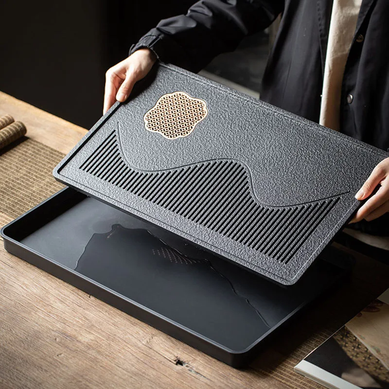Chinese Luxury Tea Tray Office Valet Rectangle Long Tableware Living Room Black Tea Tray Hospitality Bandejas Home Decorationgs
Chinese Luxury Tea Tray Office Valet Rectangle Long Tableware Living Room Black Tea Tray Hospitality Bandejas Home Decorationgs