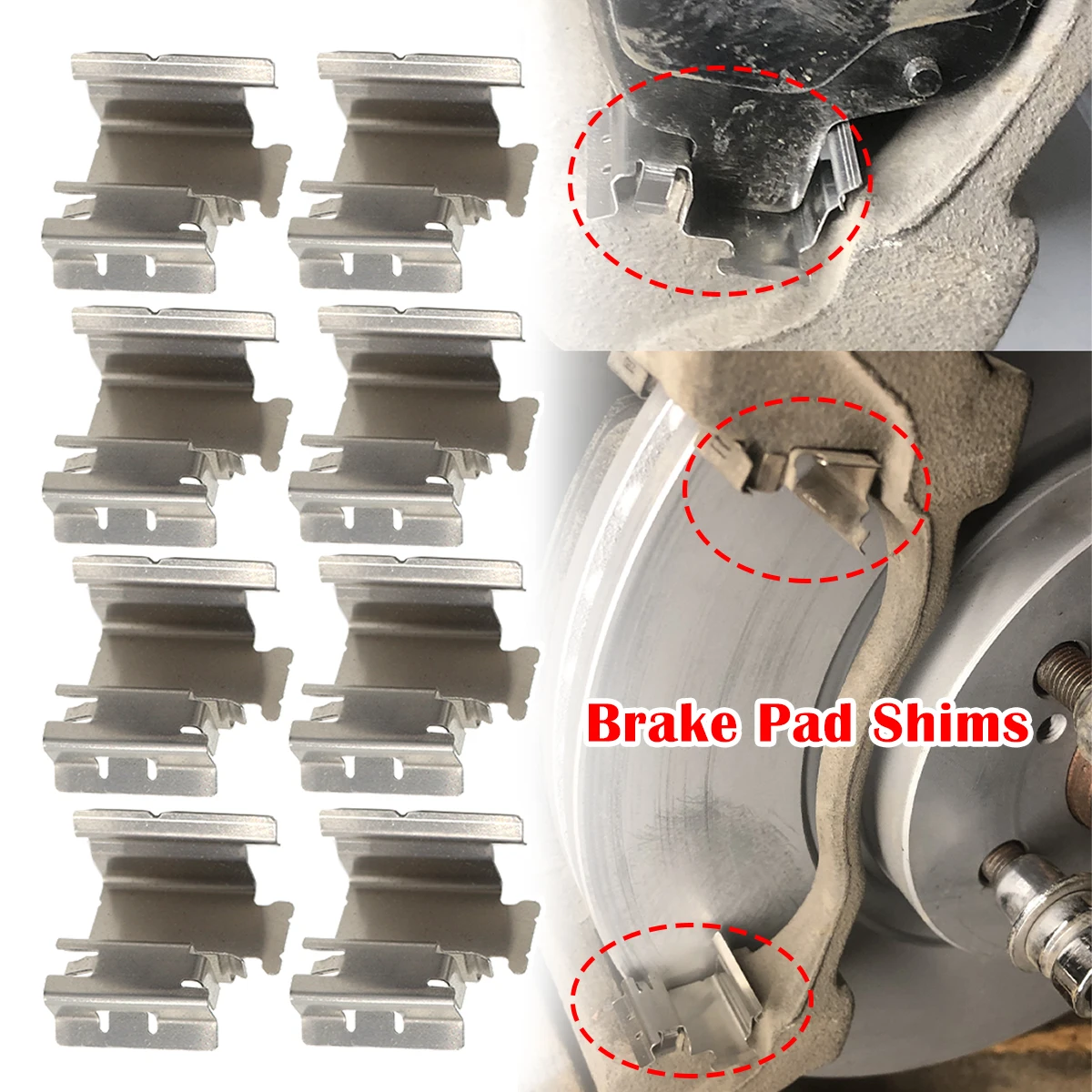 Car Brake Pad Fitting Shoe Hardware Shims Kit Accessories For Hyundai ACCENT GETZ LANTRA PONY COUPE LANCIA DELTA MUSA YPSILON
Car Brake Pad Fitting Shoe Hardware Shims Kit Accessories For Hyundai ACCENT GETZ LANTRA PONY COUPE LANCIA DELTA MUSA YPSILON