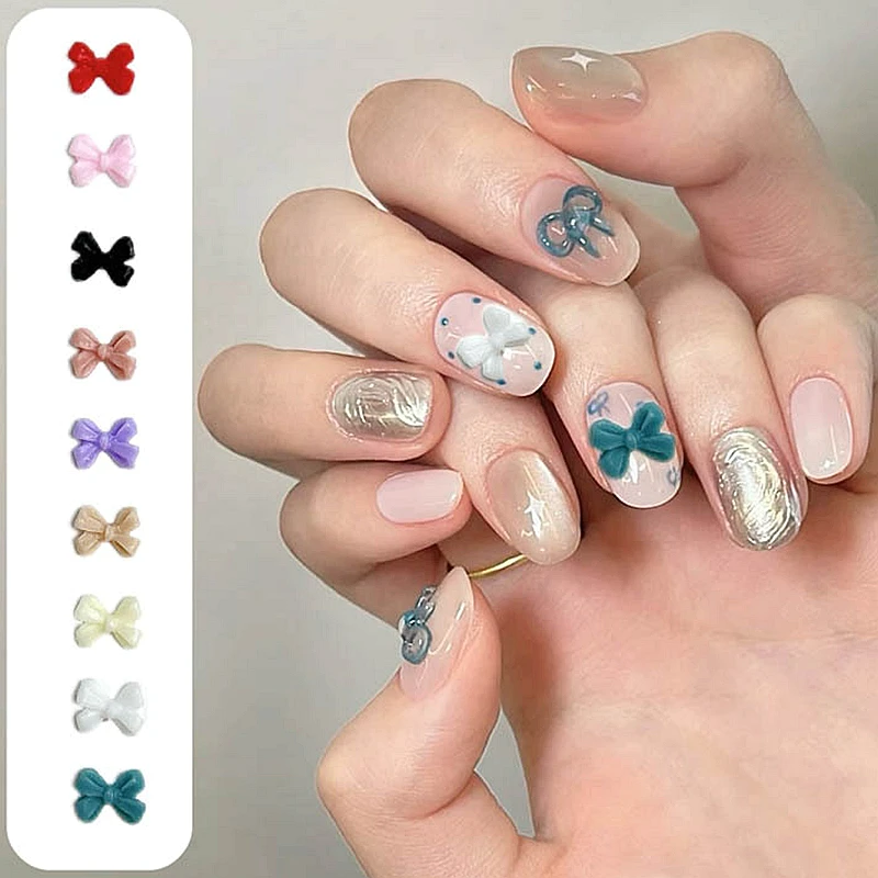 50PCS 7MM Mini 3D Nail Art Bow Tie Charms Accessories Manicure Decor Parts Nails Decoration Design Supplies Material Tool
50PCS 7MM Mini 3D Nail Art Bow Tie Charms Accessories Manicure Decor Parts Nails Decoration Design Supplies Material Tool