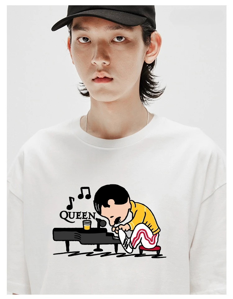 The Queen Band Freddie Mercury Play The Piano Funny T Shirt Men Male Hip Hop Rock Hipster Short Sleeve O Neck Cotton T-Shirt
The Queen Band Freddie Mercury Play The Piano Funny T Shirt Men Male Hip Hop Rock Hipster Short Sleeve O Neck Cotton T-Shirt