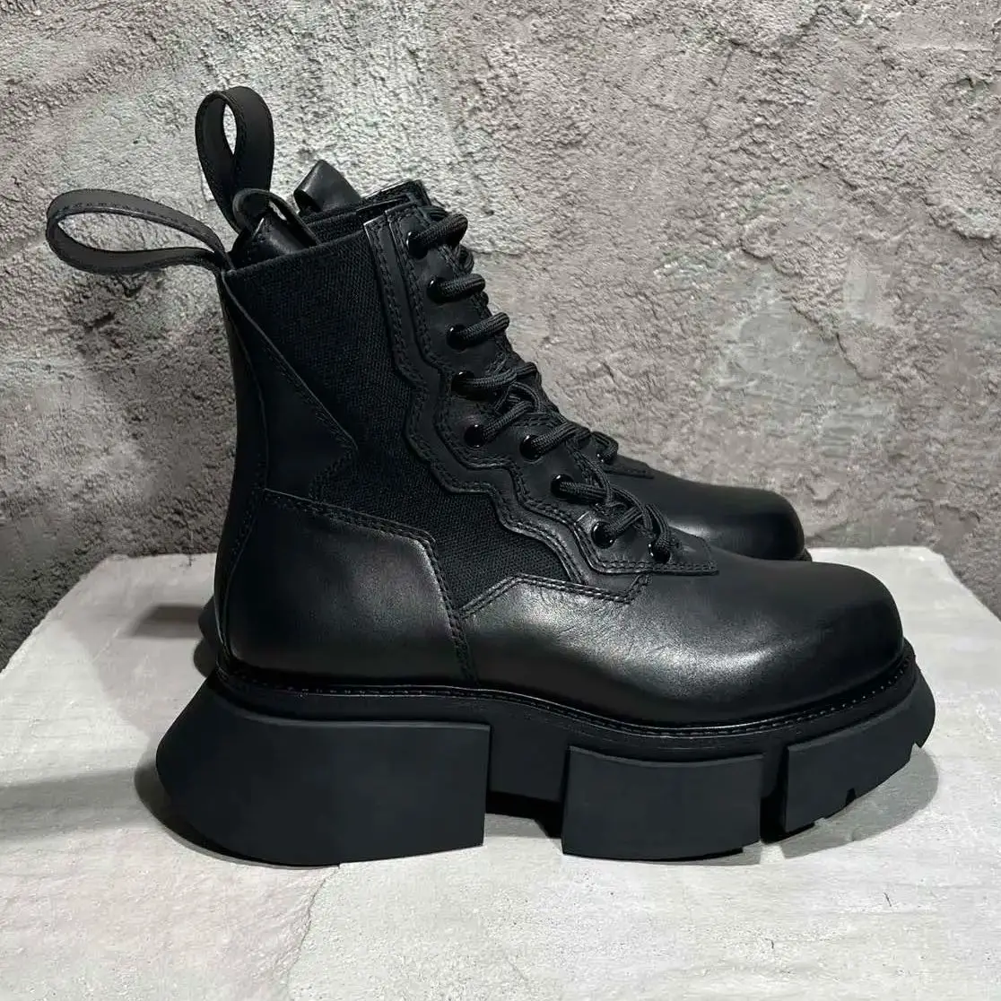 Men Boots Genuine Leather Zip Ankle Shoes Platform Increasing High Street Vintage Luxury Brand Sneakers Gothic Black Owen
Men Boots Genuine Leather Zip Ankle Shoes Platform Increasing High Street Vintage Luxury Brand Sneakers Gothic Black Owen
