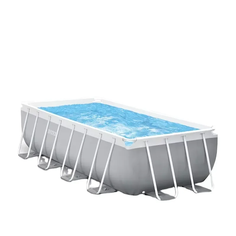 Top INTEX 26792 16FT X 8FT X 42IN Prism Rectangular Metal Frame Home Swimming Pool
Top INTEX 26792 16FT X 8FT X 42IN Prism Rectangular Metal Frame Home Swimming Pool