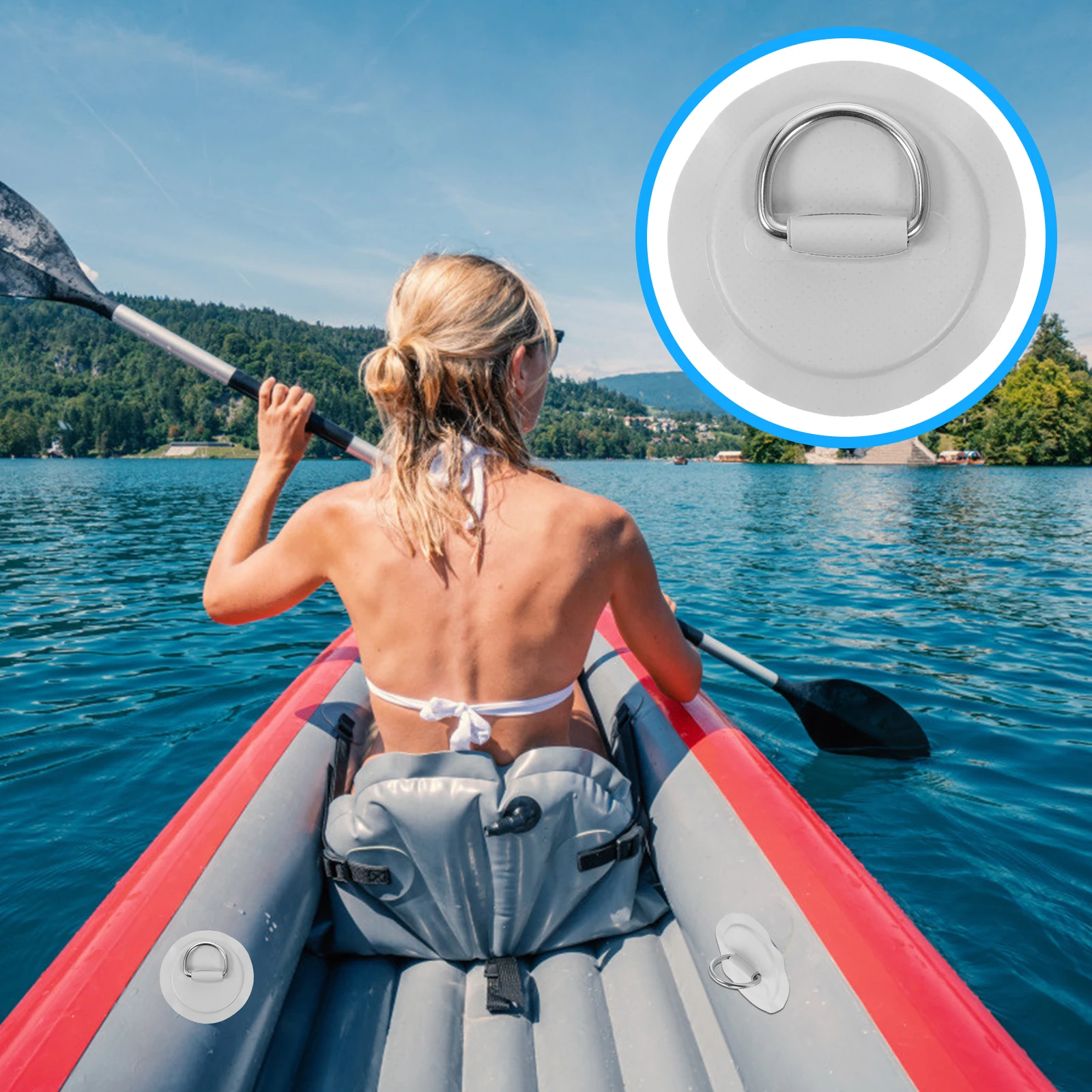 5pcs Black Stainless Steel D-ring for Inflatable Boats Kayaks PVC Rafts D-ring Pads Repair Kits Accessories Hardware
5pcs Black Stainless Steel D-ring for Inflatable Boats Kayaks PVC Rafts D-ring Pads Repair Kits Accessories Hardware