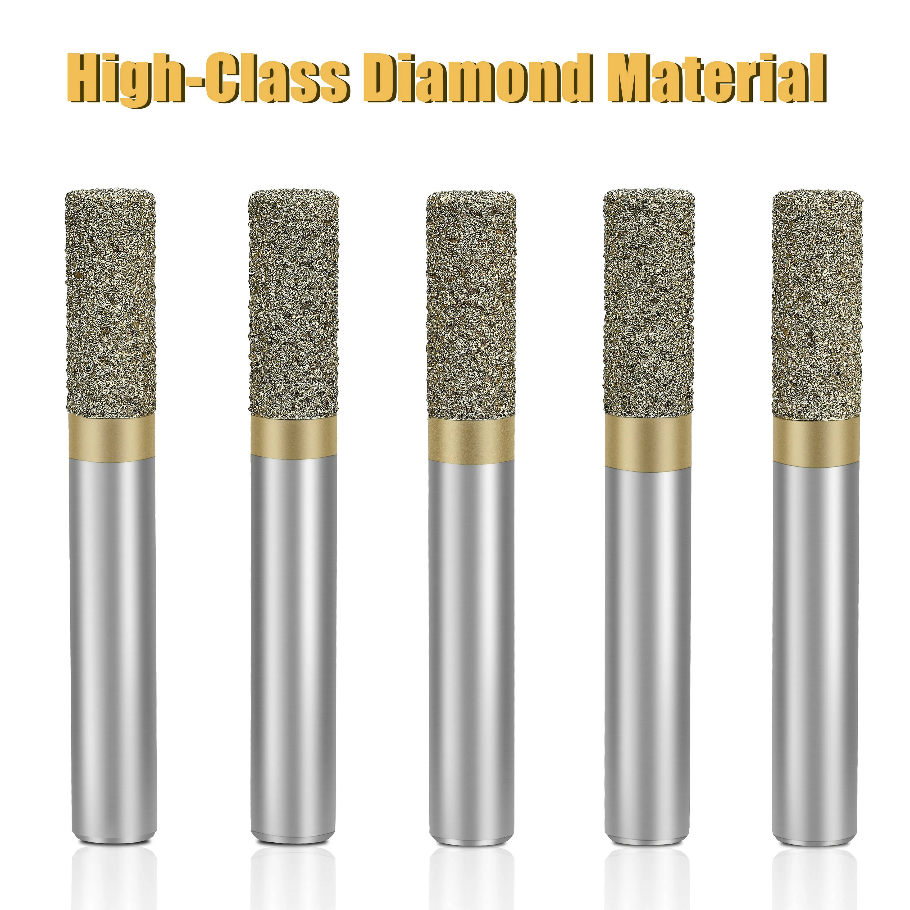 5pcs 4-12mm Emery Diamond Engraving Cutter Flat-Bottom Milling Router Bit Stone Cutting Tools CNC Straight Endmill for Marble
5pcs 4-12mm Emery Diamond Engraving Cutter Flat-Bottom Milling Router Bit Stone Cutting Tools CNC Straight Endmill for Marble