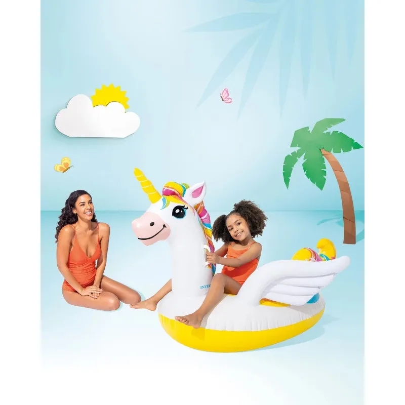 57561EP Unicorn Ride-On Inflatable Pool Float 2.01m x 1.40m x 97cm
57561EP Unicorn Ride-On Inflatable Pool Float 2.01m x 1.40m x 97cm