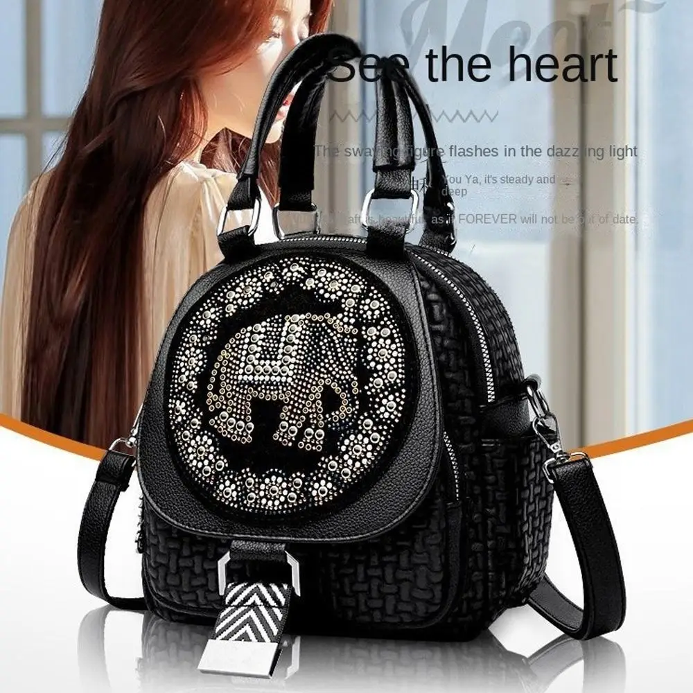 Fashion PU Leather Travel Backpack Large Capacity Adjustable Strap Elephant Pattern Crossbody Bag Multilayer Women's Tote Bag
Fashion PU Leather Travel Backpack Large Capacity Adjustable Strap Elephant Pattern Crossbody Bag Multilayer Women's Tote Bag