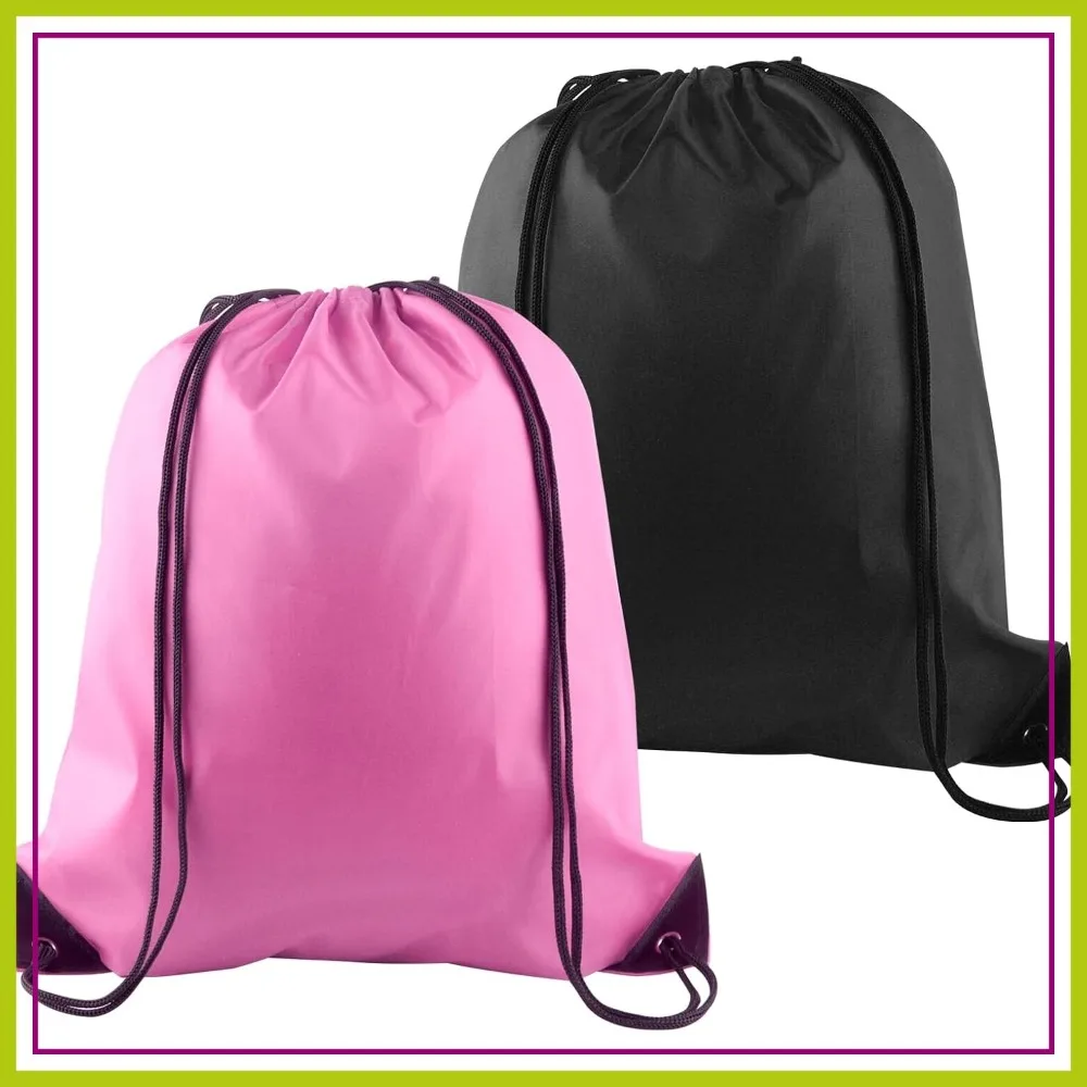 2Pcs Drawstring Backpacks for Gym Sports Yoga Traveling Outdoor Activities Pink Black
2Pcs Drawstring Backpacks for Gym Sports Yoga Traveling Outdoor Activities Pink Black