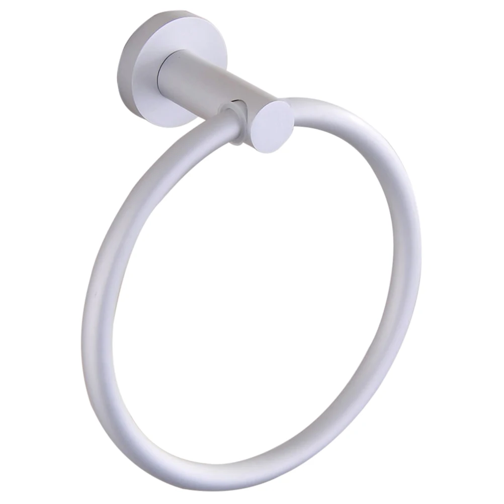 Aluminum Towel Holder Hanger Bathroom Hook Rack Accessory Round Mounted Durable Easy Install Fits Decor
Aluminum Towel Holder Hanger Bathroom Hook Rack Accessory Round Mounted Durable Easy Install Fits Decor