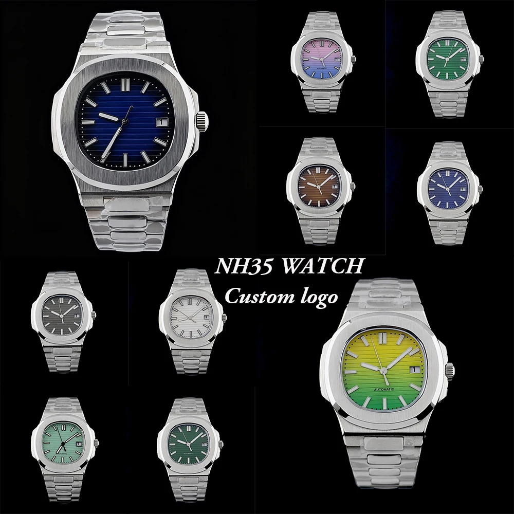 NH35 Watch Customized Logo Watch High Quality Stainless Steel Watch Men's Automatic Watch NH35 Movement Watch
NH35 Watch Customized Logo Watch High Quality Stainless Steel Watch Men's Automatic Watch NH35 Movement Watch