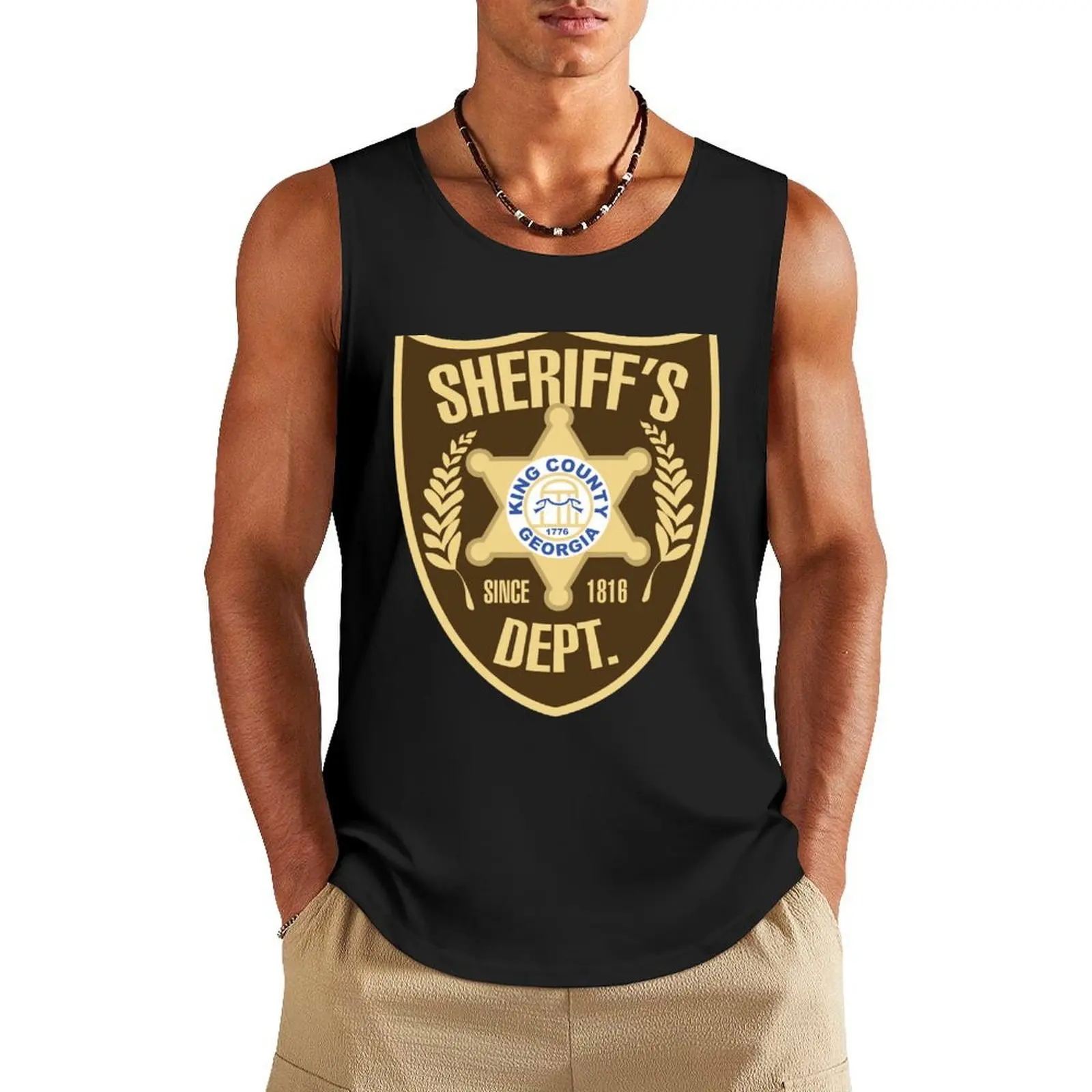King County Sheriffs Department Tank Top Fitness men clothing Men gym sportswear t-shirt for man gym accessories man
King County Sheriffs Department Tank Top Fitness men clothing Men gym sportswear t-shirt for man gym accessories man