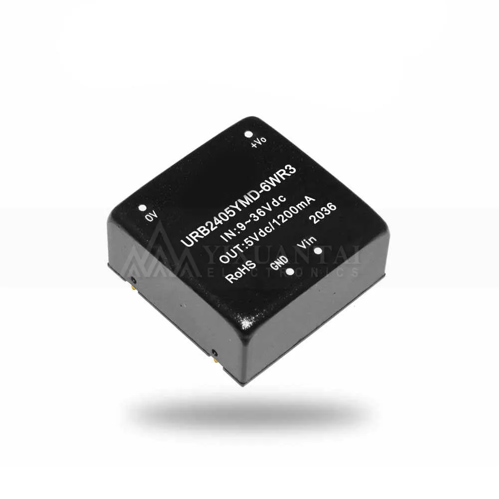 5pcs URB2405YMD-6WR3 URB2405Y URB2405 DC-DC power module (9-36V) 24V to 5V 1.2A step-down isolation module
5pcs URB2405YMD-6WR3 URB2405Y URB2405 DC-DC power module (9-36V) 24V to 5V 1.2A step-down isolation module