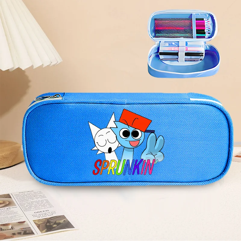 Sprunki Canvas Pencilcase Cute Cartoon Multi-functional Pencilbag Students Back To School Stationary Storage Pouch Birthday Gift
Sprunki Canvas Pencilcase Cute Cartoon Multi-functional Pencilbag Students Back To School Stationary Storage Pouch Birthday Gift