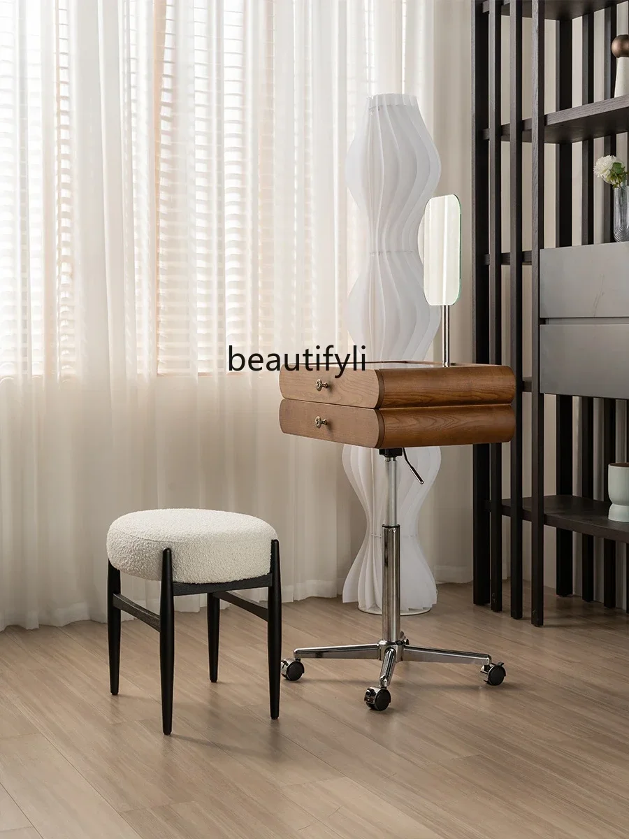 Adjustable Rotating Mid-Ancient Solid Wood Dressing Table Minimalist Integrated Bedroom Makeup Table A16
Adjustable Rotating Mid-Ancient Solid Wood Dressing Table Minimalist Integrated Bedroom Makeup Table A16