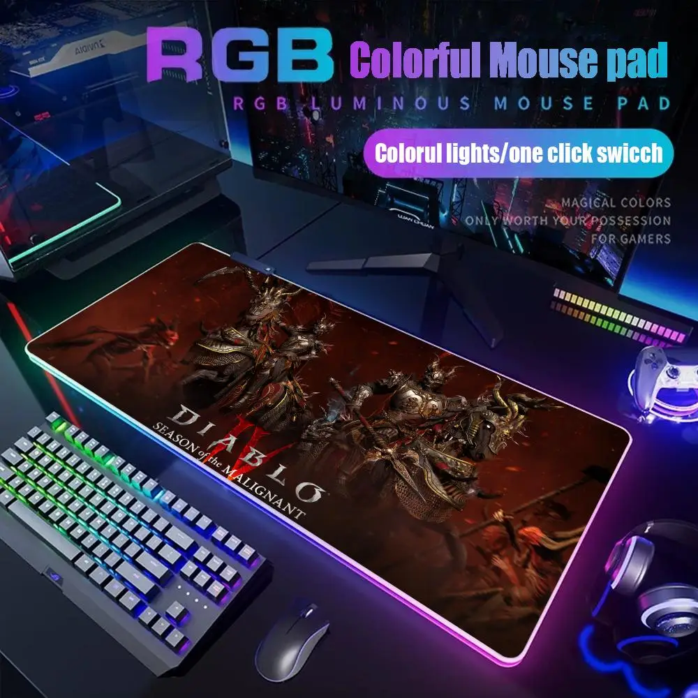 Diablo 4 Mouse Pad Gamer Rgb Desk Mat Back Light Led Mousepad Setup Gaming Accessories Deskmat Big Mousepepad Backlight
Diablo 4 Mouse Pad Gamer Rgb Desk Mat Back Light Led Mousepad Setup Gaming Accessories Deskmat Big Mousepepad Backlight