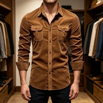 Autumn Casual Fashion Men's Solid Color Pure Corduroy Party, commuting, shopping, daily dressing with shirts for Men
Autumn Casual Fashion Men's Solid Color Pure Corduroy Party, commuting, shopping, daily dressing with shirts for Men