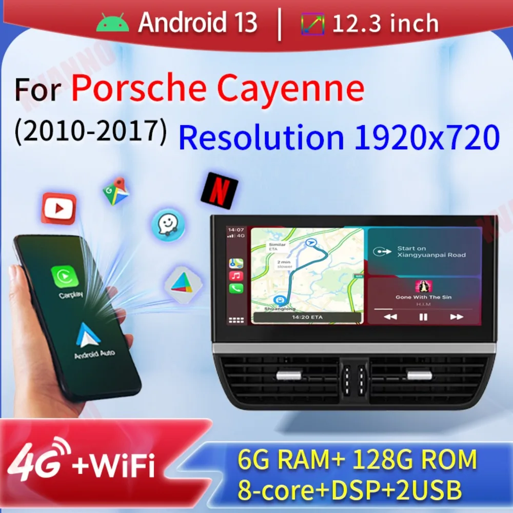 Wireless Carplay Android Auto For Porsche Cayenne 2010-2017 Car Radio Player Media Video AirPlay Mirror Link Car Accessories GPS
Wireless Carplay Android Auto For Porsche Cayenne 2010-2017 Car Radio Player Media Video AirPlay Mirror Link Car Accessories GPS