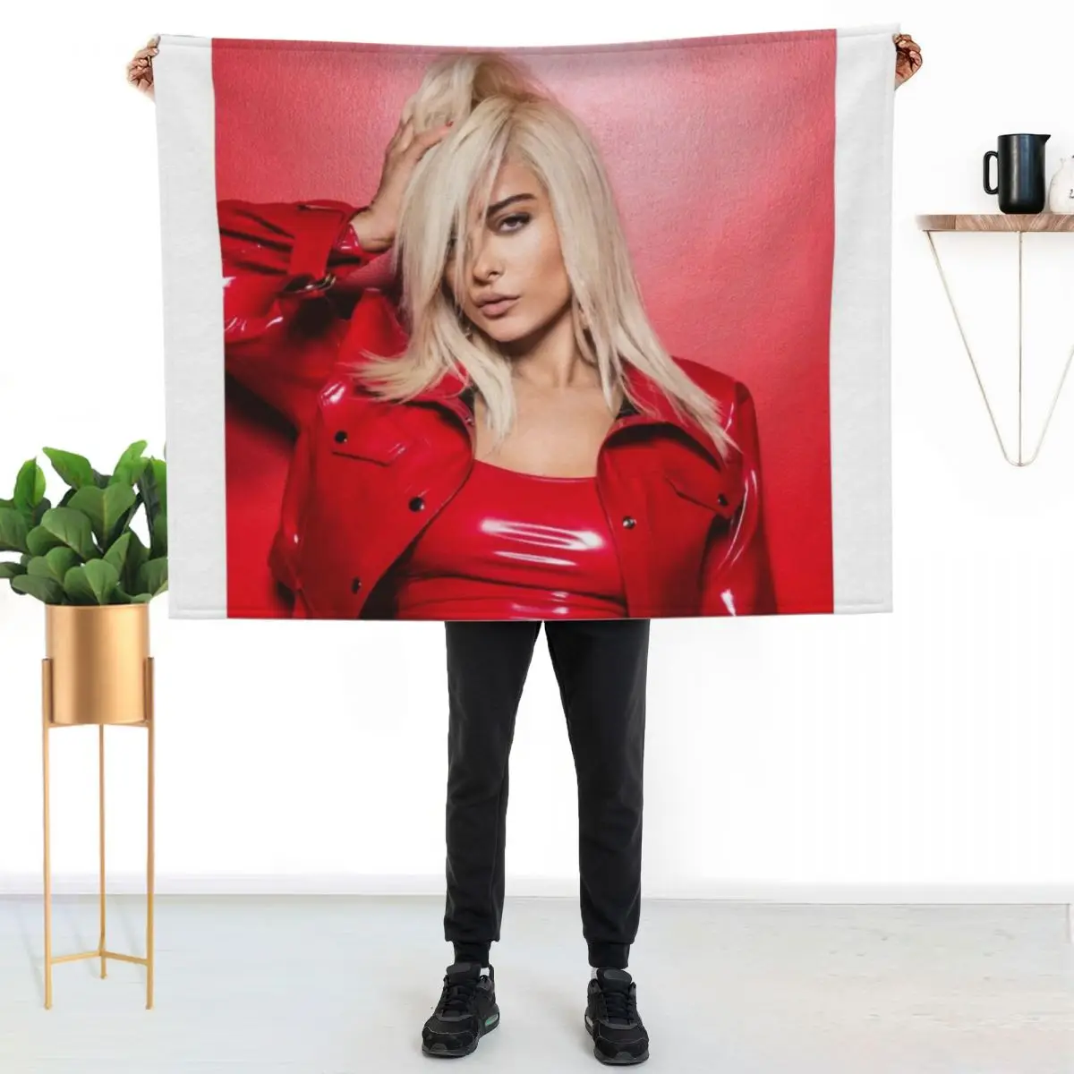 BEBE REXHA Red Leather Jacket Throw Blanket Thin Soft Blanket for Summer Night Sleeping
BEBE REXHA Red Leather Jacket Throw Blanket Thin Soft Blanket for Summer Night Sleeping