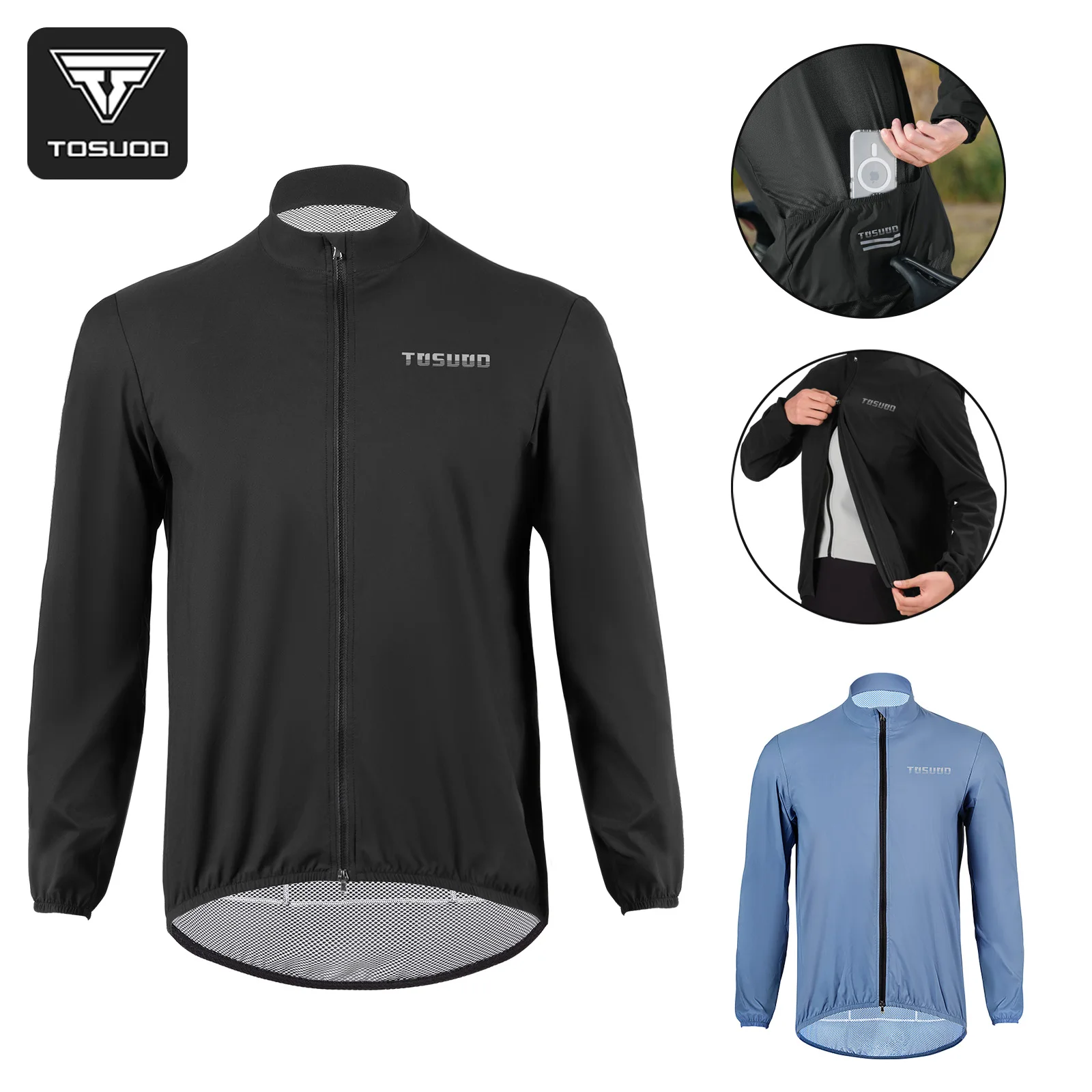 TOSUOD велосипедная куртка дышащая быстросохнущая ветрозащитная велосипедная майка двусторонняя молния дизайн три кармана спортивная одежда пальто
TOSUOD велосипедная куртка дышащая быстросохнущая ветрозащитная велосипедная майка двусторонняя молния дизайн три кармана спортивная одежда пальто