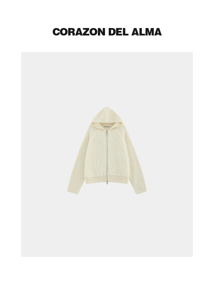 Lobai Early Spring Heavyweight Wool Knitted Cardigan with Zipper Thiened Hooded Women's Casual Wear Commute Sle
Lobai Early Spring Heavyweight Wool Knitted Cardigan with Zipper Thiened Hooded Women's Casual Wear Commute Sle