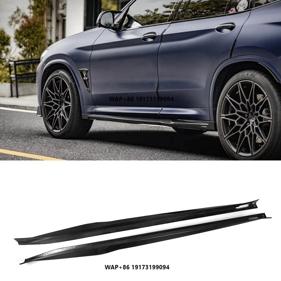 Real Carbon Fiber Side Skirt for B-MW F97 X3M 2019+ Side Bumper Lip Skirts Extension Splitter Spoiler Car Accessories
Real Carbon Fiber Side Skirt for B-MW F97 X3M 2019+ Side Bumper Lip Skirts Extension Splitter Spoiler Car Accessories