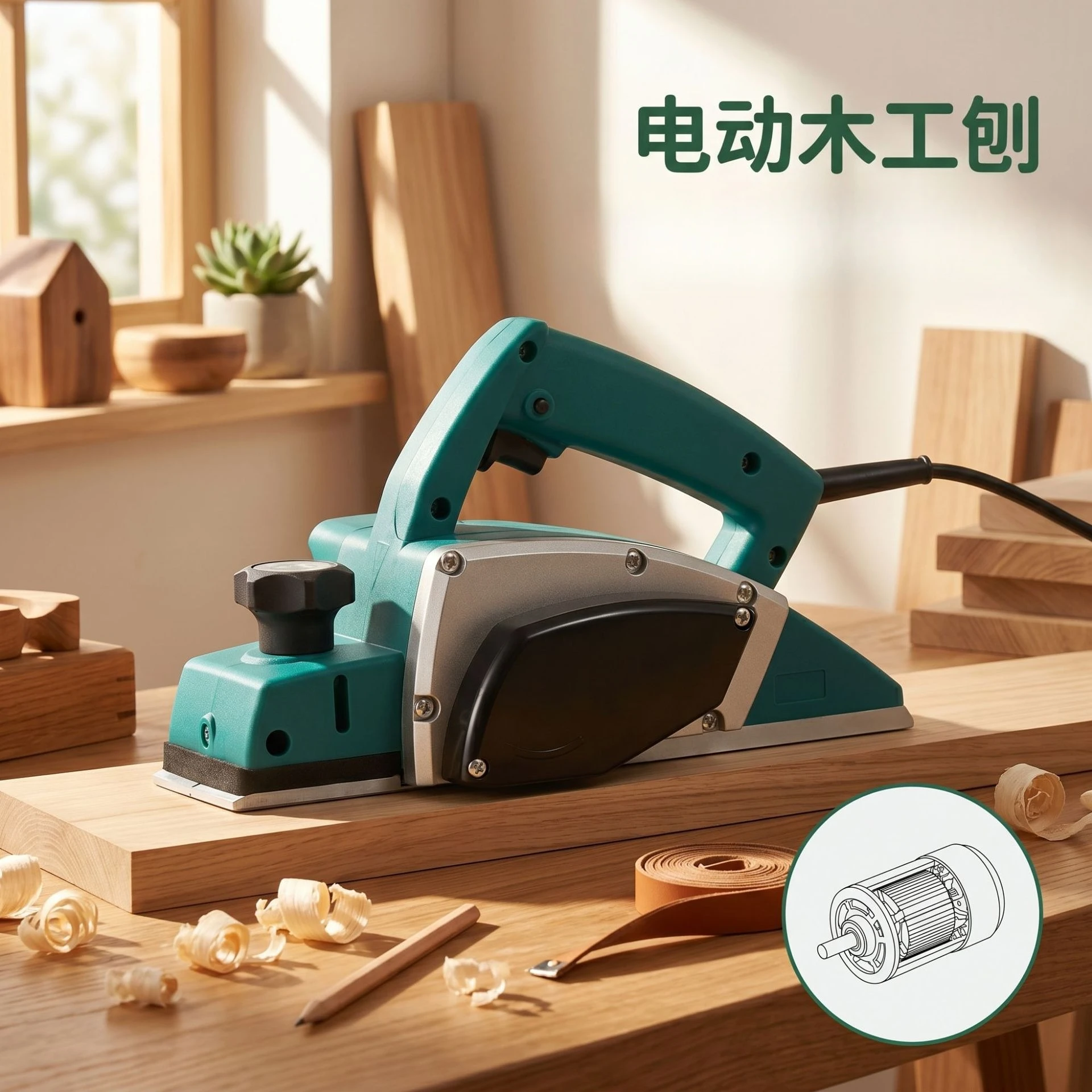 Portable Electric Planer Multifunctional Household Woodworking Planer for Cutting Board Making
Portable Electric Planer Multifunctional Household Woodworking Planer for Cutting Board Making