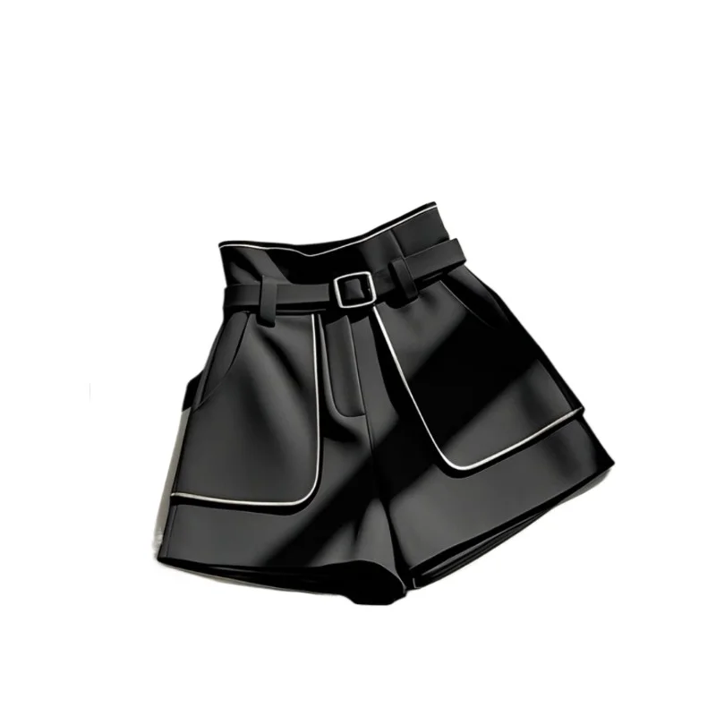 This Year's Popular High-end Black Small Fragrance Shorts Summer A-line High-waisted Suit To Wear Pants High Appearance Level
This Year's Popular High-end Black Small Fragrance Shorts Summer A-line High-waisted Suit To Wear Pants High Appearance Level