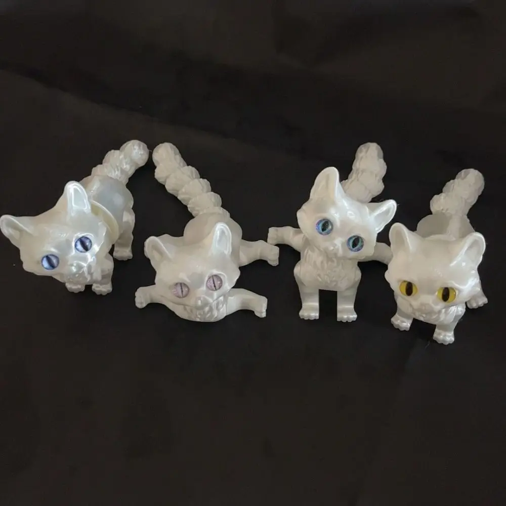 Big Eyes 3D Printed Cat Model Realistic Design Plastic Material Articulated Cats 3D Printing Technology Creative Sculpture
Big Eyes 3D Printed Cat Model Realistic Design Plastic Material Articulated Cats 3D Printing Technology Creative Sculpture