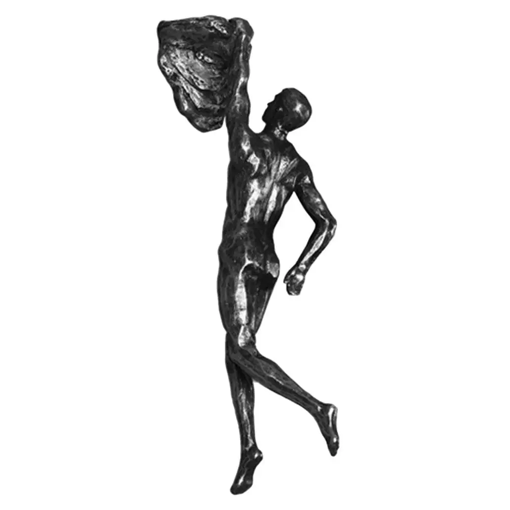 Climbing Man Wall Sculpture Retro Industrial Decor Resin Statue Hanging Small Figurine Pendant Bar Living Room Wall Decor
Climbing Man Wall Sculpture Retro Industrial Decor Resin Statue Hanging Small Figurine Pendant Bar Living Room Wall Decor