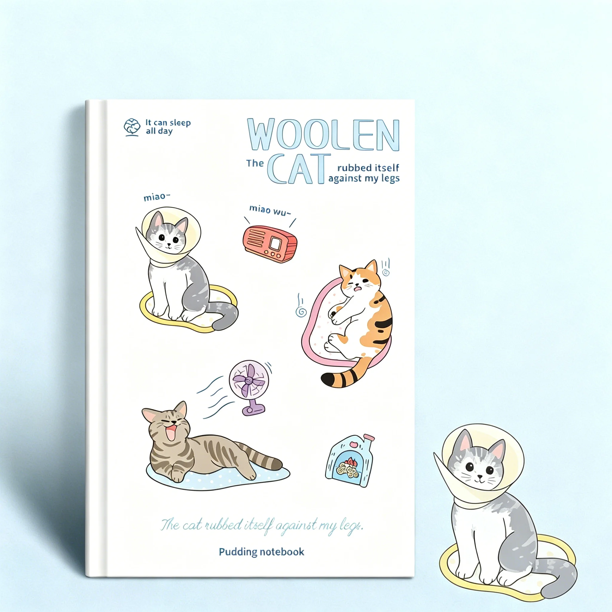 Cute Cat A5 Hardcover Notebook, Lined Journal with 160 Pages, Kawaii Writing Notebook for School, Office, Study & Daily Notes
Cute Cat A5 Hardcover Notebook, Lined Journal with 160 Pages, Kawaii Writing Notebook for School, Office, Study & Daily Notes