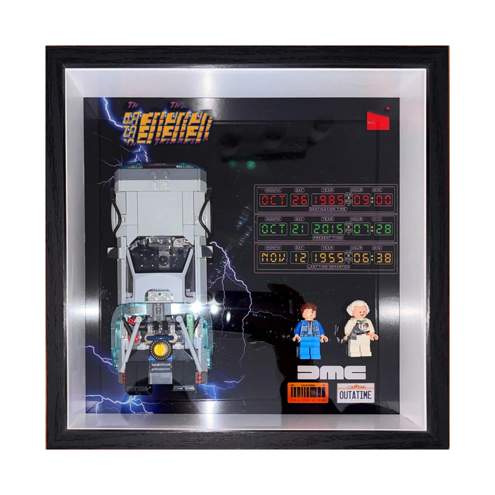 Display Frame Box for LLEGO Speed Champion Time Machine from Back to The Future Building Toy 77256
Display Frame Box for LLEGO Speed Champion Time Machine from Back to The Future Building Toy 77256