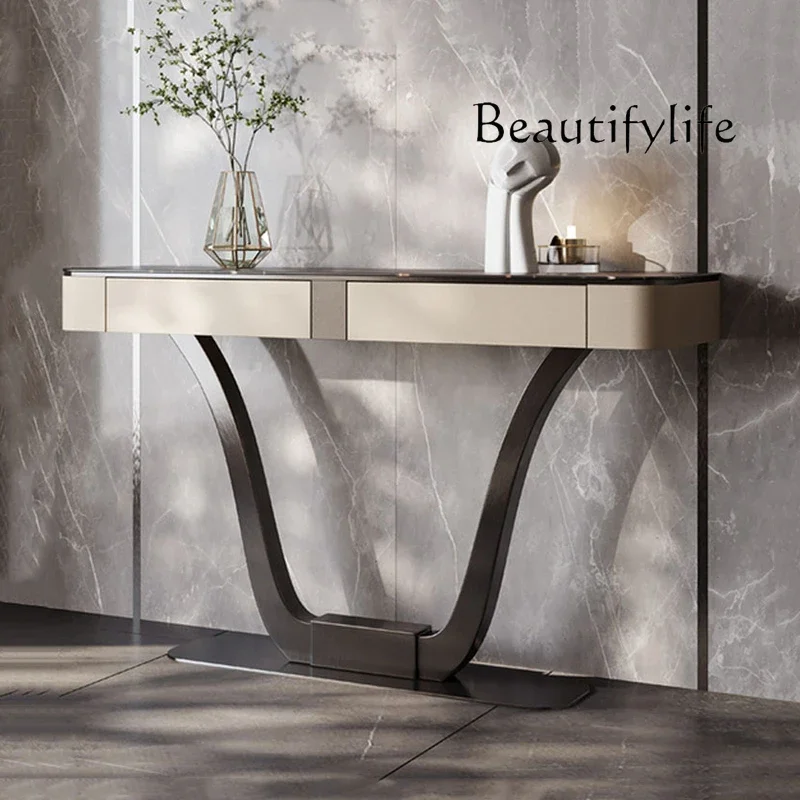 WM Modern Minimalist Console Table Luxury Trendy Beauty Nordic Console Table Design Entrance Hall Woonkamer Tafel Furniture
WM Modern Minimalist Console Table Luxury Trendy Beauty Nordic Console Table Design Entrance Hall Woonkamer Tafel Furniture