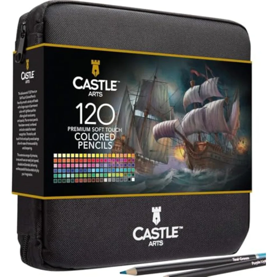 120 Colored Pencils with Zipper Quality Soft Coloured Leads for Adult Artists Professionals and Colorists In Zipper Pouch
120 Colored Pencils with Zipper Quality Soft Coloured Leads for Adult Artists Professionals and Colorists In Zipper Pouch