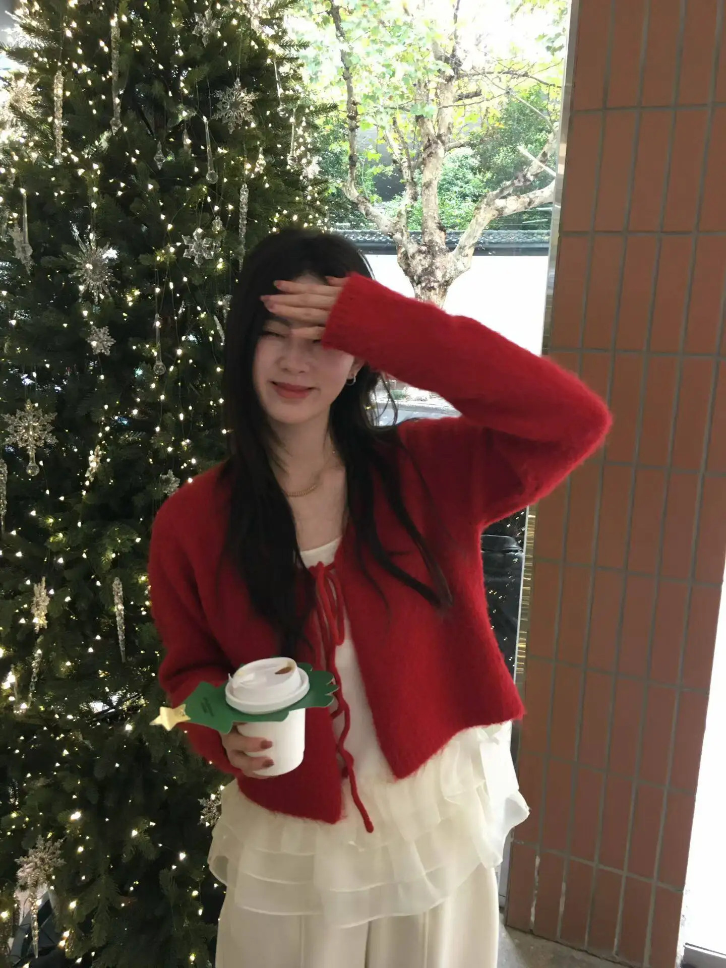 Korean Sle V-Ne Cisas Red Long Sve Knitted Open Cardigan Women's Autumn Winter Lace Trim Csole Two-Piece Set Tr...
Korean Sle V-Ne Cisas Red Long Sve Knitted Open Cardigan Women's Autumn Winter Lace Trim Csole Two-Piece Set Tr...