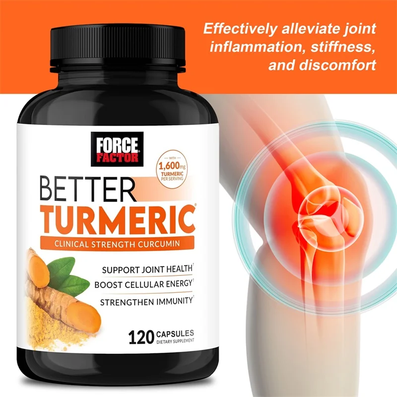 Organic Turmeric High Strength | 120 Capsules with Black Pepper, Ginger and Active Curcumin Joints Heart Cognition
Organic Turmeric High Strength | 120 Capsules with Black Pepper, Ginger and Active Curcumin Joints Heart Cognition