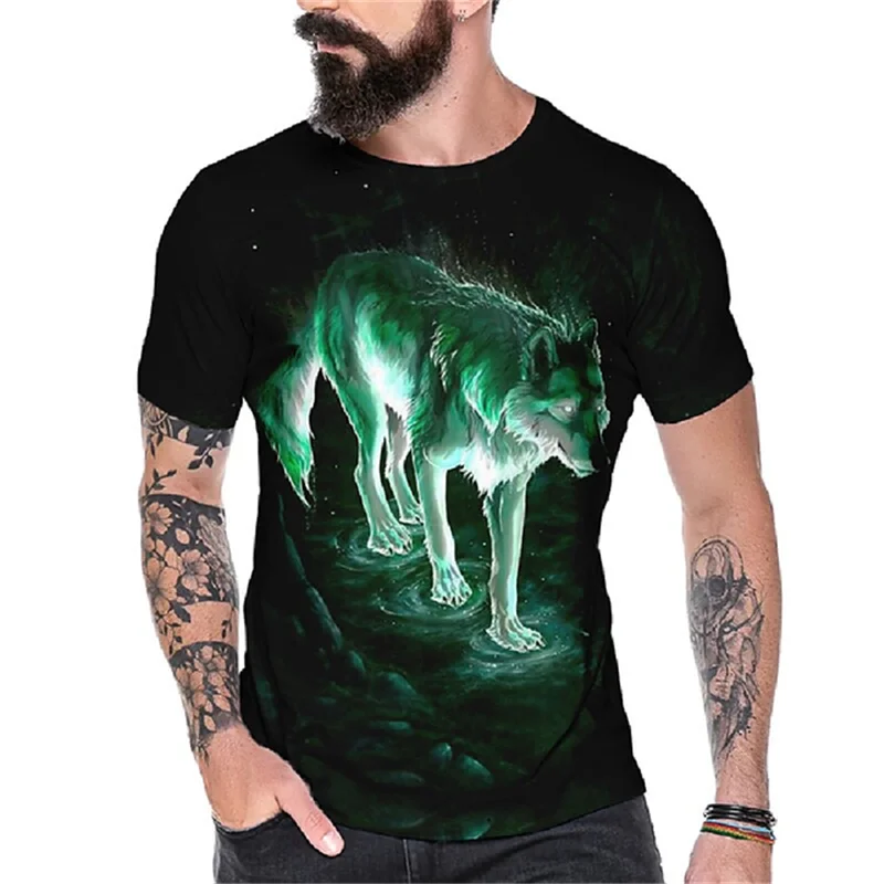 Animal Wolf T-shirt For Men's Short Sleeve 3D Printed Streetwear Hip Hop Tees Abstract Cartoon Casual Man Tops Plus Size 6XL
Animal Wolf T-shirt For Men's Short Sleeve 3D Printed Streetwear Hip Hop Tees Abstract Cartoon Casual Man Tops Plus Size 6XL