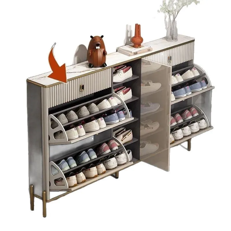 Light luxury rock slab tipping bucket shoe cabinet 17cm thin household door very narrow super book entry porch cabinet small apa
Light luxury rock slab tipping bucket shoe cabinet 17cm thin household door very narrow super book entry porch cabinet small apa