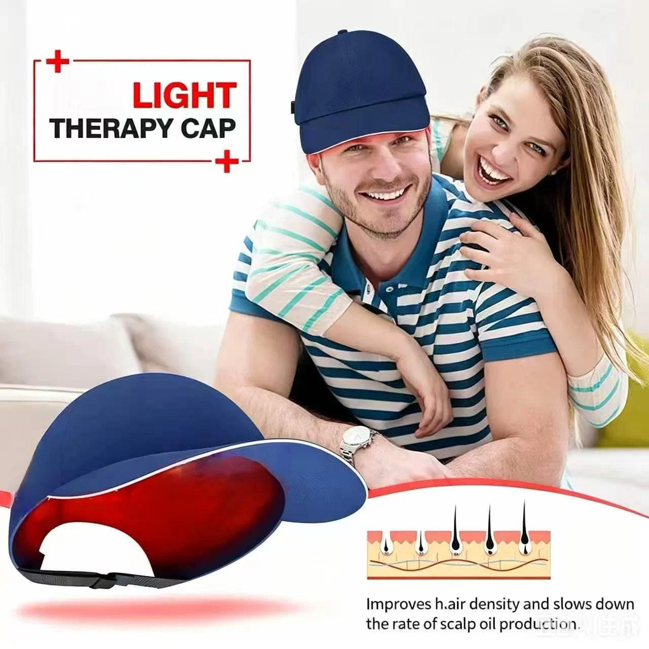 Red Light Therapy Cap 650nm 212 Lasers LLLT Laser Cap for Hair Regrowth Medical Grade Scalp Coverage Device Men Women
Red Light Therapy Cap 650nm 212 Lasers LLLT Laser Cap for Hair Regrowth Medical Grade Scalp Coverage Device Men Women