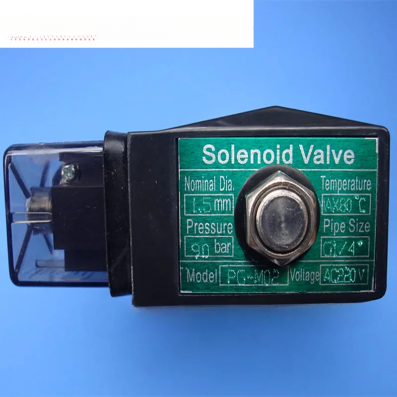 Электромагнитный клапан HOYAN PG-M02 Электромагнитный клапан высокого давления воздушного компрессора 0-90BAR 0-90 кг
Электромагнитный клапан HOYAN PG-M02 Электромагнитный клапан высокого давления воздушного компрессора 0-90BAR 0-90 кг