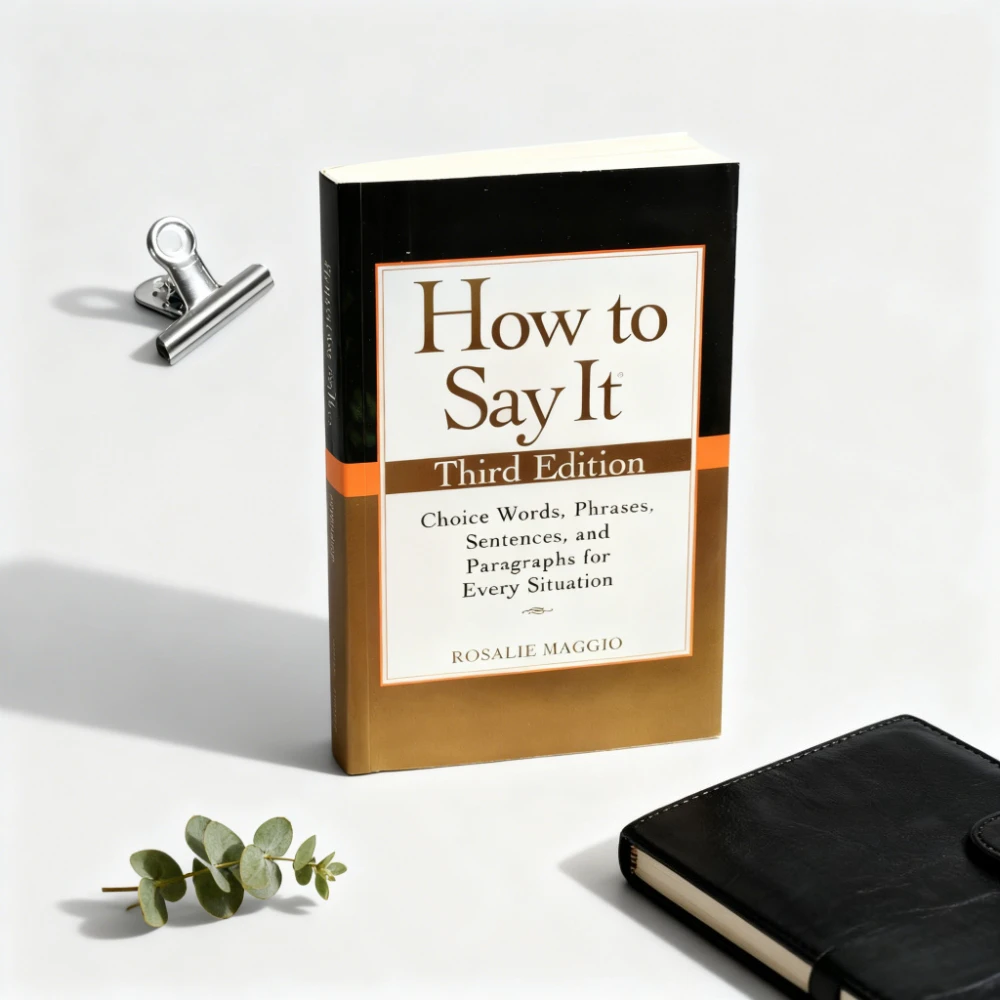 How To Say It (Third Edition) By Rosalie Maggio:Language Expression Guide (Words/Phrases for All Situations) for Learners & Pros
How To Say It (Third Edition) By Rosalie Maggio:Language Expression Guide (Words/Phrases for All Situations) for Learners & Pros