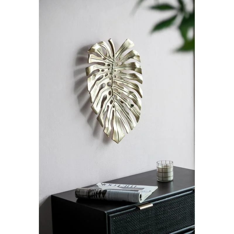 Gold Monstera Leaf Wall Art 18.9x13.4x1.4 Inch Decor
Gold Monstera Leaf Wall Art 18.9x13.4x1.4 Inch Decor