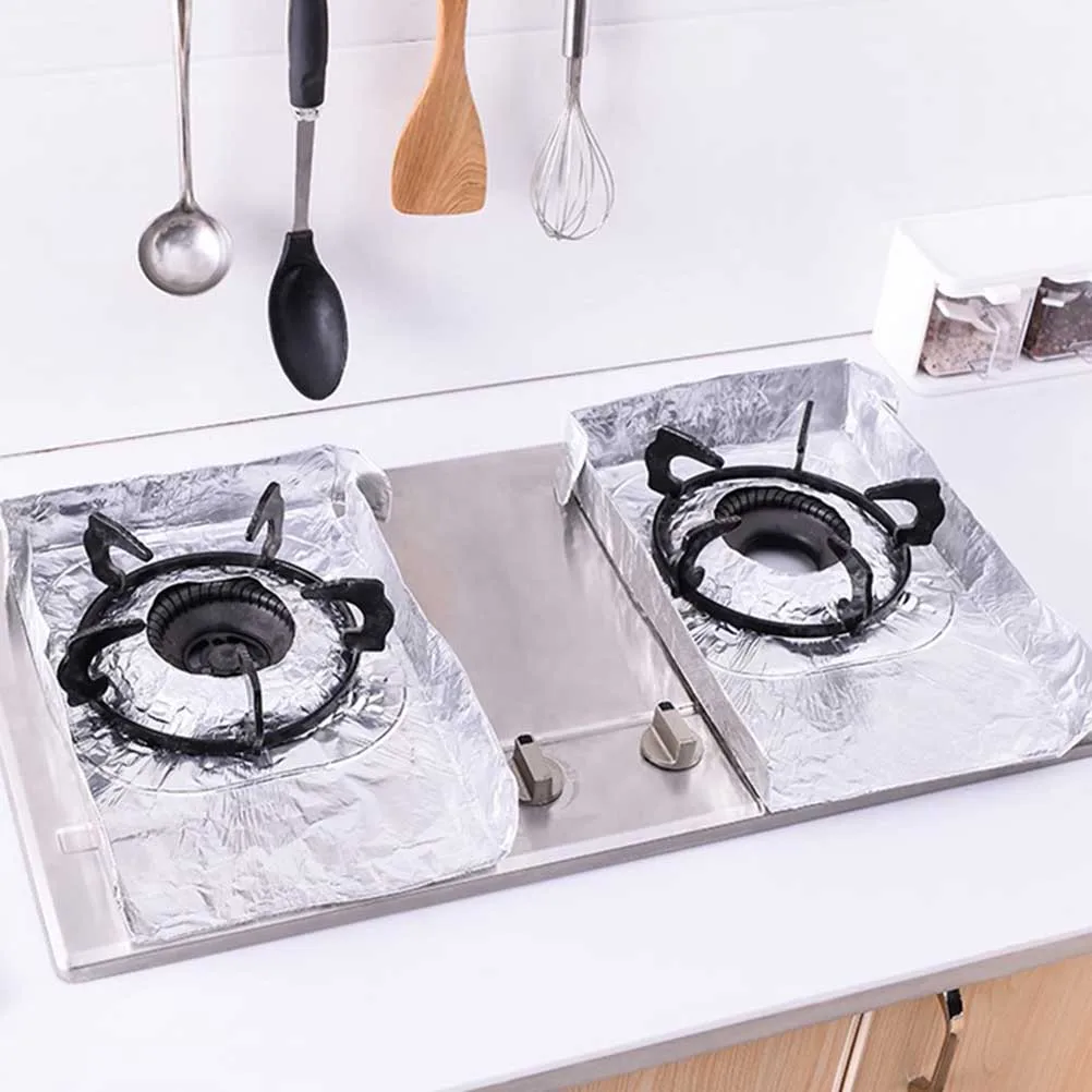 4Pcs Anti-oil Pad Stove Burner Covers Gas Oven Top Liners Aluminum Foil Kitchen Tools Clean Oil Proof Reusable Cooker
4Pcs Anti-oil Pad Stove Burner Covers Gas Oven Top Liners Aluminum Foil Kitchen Tools Clean Oil Proof Reusable Cooker